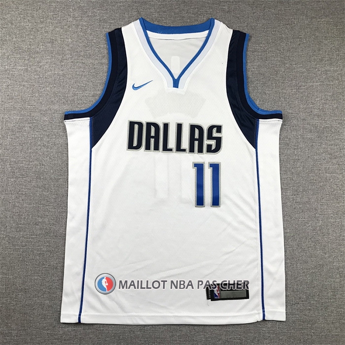 Maillot Enfant Dallas Mavericks Kyrie Irving NO 11 Association 2022-23 Blanc